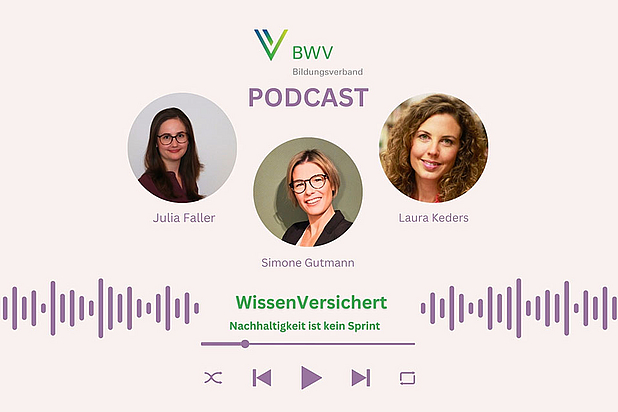 WissenVersichert – Der Podcast für Bildung in der Versicherungsbranche, Folge 7: „Nachhaltigkeit ist kein Sprint“ WissenVersichert – Der Podcast für Bildung in der Versicherungsbranche, Folge 7: „Nachhaltigkeit ist kein Sprint“