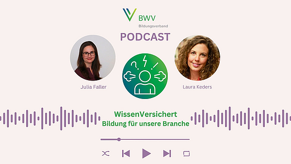 NEU: WissenVersichert – Der Podcast für Bildung in der Versicherungsbranche Folge 1: "Online, hybrid, mit und ohne KI – unterwegs im Lernprozess" NEU: WissenVersichert – Der Podcast für Bildung in der Versicherungsbranche Folge 1: "Online, hybrid, mit und ohne KI – unterwegs im Lernprozess"